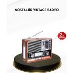 Kanonik Education Nostaljik Radyo – Şık Dekoratif Tasarım ve Güvenli 2 Yıl Garanti