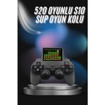 Kanonik Education S10 Gamepad 520 Oyunlu Klasik Taşınabilir Retro Oyunlar Oyun Konsolu El Atarisi
