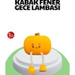 Kanonik Education Şarjlı Pumpkin LED Masa Lambası Zamanlayıcılı Dokunmatik