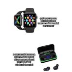 Kanonik Education Ucuz ve Kaliteli Kulaklıklı Saat Seti Bluetooth Bağlantılı Akıllı Saat ve Kulaklık