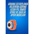 Kanonik Education Ultra Akıllı Saat 49 Mm Çift Kordonlu Arama Cevaplama Bluetooth Bağlantılı