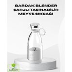 Kanonik Education USB Şarjlı Kablosuz Blender – Taşınabilir, Kompakt ve Çevre Dostu Meyve Sıkıcı