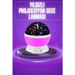 Kanonik Education Yıldız Görünümlü Gece Lambası Renkli Masa Lambası Gökyüzü Projeksiyon