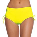 Kanpola Kadın Mayosu, Hızlı Kuruyan, Yüzme Şortu, Sörf Şortu, Nokta Desenli, Yazlık, Ayarlanabilir İpli Bikini Altı Plaj Su Sporu Şortu Bikini Altı, Sarı, XL