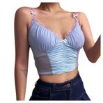Kanpola Kadın Üst Seksi Kısa Askılı Tişört Atlet Leopar Kolsuz Gömlek Bluz Kadın Camisole Yelek Günlük Üst Giyim Slim Fit Sokak Giyimi Atlet, D - Mor, M