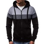 Kanpola Sweat ceket, erkek, kamuflaj ceket, kapüşonlu 3D tişört, erkek, sonbahar, kış, batik baskılı, fermuarlı, kapüşonlu uzun kollu, sportif geçiş ceketi, 10 koyu gri, XXL