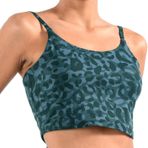 Kanpola Top Kadın Crop Tops Kamuflaj Gömlek Kolsuz Bluz Seksi Camisole Tank Top Yelek Yaz Askılı Tişört Üst Spor Tişört Günlük Gömlek Bluz Yazlık Üst Giyim, G - Yeşil, XL