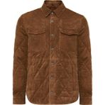 Kante Erkek Camel Gömlek Yaka Süet Deri Mont 24WGD655310 - 2XL