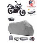 Kanuni Phantom 180 Branda Gri Arka Çanta Uyumlu(Topcase) Motosiket Brandası Motor Örtüsü Çadır Su Geçirmez Motosiklet Kılıfı Motor Brandası,lastikli,taşıma Torbalı