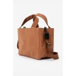 Kanvas Askılı Günlük Kullanım Omuz ve El Çantası Tote Bag - Sert Kumaş - Açık Kiremit