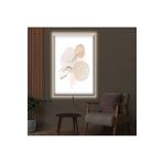Kanvas Beyaz Arka Planli Renkli Soyut Desen Ledli Tablo 50 X 70 ZVHRKNVSLK497C70X50