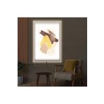 Kanvas Beyaz Arka Planli Renkli Soyut Desenli Modern Ledli Tablo 70 X 100 ZVHRKNVSLK575B100X70