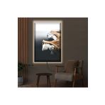 Kanvas Deniz Kenari Manzara Ledli Tablo 50 X 70
