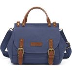 Kanvas Kumaş Kadın Çantası Elden Tutmalı Smart Bags 1327 - Lacivert