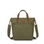 Kanvas Kumaş Kadın Çantası Elden Tutmalı Smart Bags 1328 - Haki