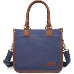 Kanvas Kumaş Kadın Çantası Elden Tutmalı Smart Bags 1333 - Lacivert