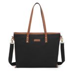 Kanvas Kumaş Kadın Omuz Çantası Smart Bags 1330 - Siyah