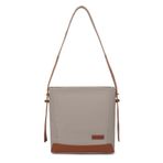 Kanvas Kumaş Kadın Omuz Çantası Smart Bags 1331 - Gri