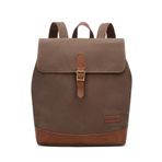 Kanvas Kumaş Kadın Sırt Çantası Smart Bags 1329 A.Kahve