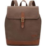 Kanvas Kumaş Kadın Sırt Çantası Smart Bags 1329 - Açık - Kahverengi