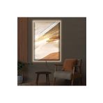Kanvas Renkli Desenli Modern Ledli Tablo 50 X 70