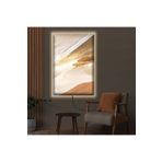 Kanvas Renkli Desenli Modern Ledli Tablo 90 X 60