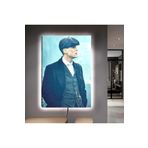 Kanvas Sigara Içen Tommy Shelby Ledli Tablo 70 X 100