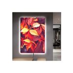 Kanvas Sonbahar Yapraklari Ledli Tablo 90 X 60