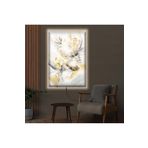 Kanvas Soyut Desen Ledli Tablo 90 X 60