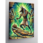 Kanvas Tablo Anubis ve Mısır Mitolojisi
