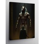 Kanvas Tablo Anubis ve Mısır Tanrısı
