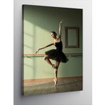 Kanvas Tablo Balerin Işıklı Poz, 50 x 70