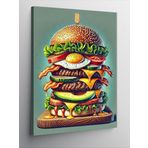 Kanvas Tablo Dev Burger, 100 x 140