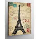 Kanvas Tablo Eyfel Kulesi Ve Paris Teması