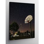 Kanvas Tablo Gece Basketbol Sahası, 100 x 140 CNVSDKEY140414