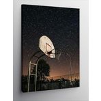 Kanvas Tablo Gece Basketbol Sahası ve Yıldızlar, 70 x 100