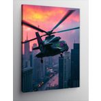 Kanvas Tablo Gökyüzündeki Helikopter