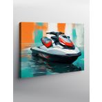 Kanvas Tablo Jet Ski Tasarımı 100cmx140cm