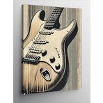 Kanvas Tablo Klasik Elektro Gitar, 100 x 140 CNVSDKEY136883