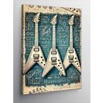Kanvas Tablo Klasik Elektro Gitarlar, 100 x 140