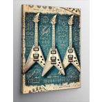 Kanvas Tablo Klasik Elektro Gitarlar