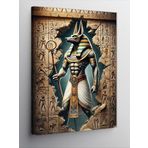 Kanvas Tablo Mısır Tanrısı Anubis, 70 x 100 CNVSDKEY140588