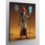 Kanvas Tablo Mısır Tanrısı Thoth, 50 x 70