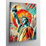 Kanvas Tablo Özgürlük Heykeli Pop Art, 70 x 100