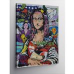 Kanvas Tablo Pop Art Mona Lisa