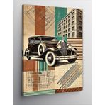 Kanvas Tablo Retro Klasik Araba, 70 x 100 CNVSDKEY137485
