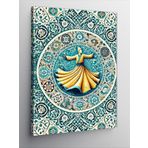 Kanvas Tablo Semazen Ve Motif, 100 x 140