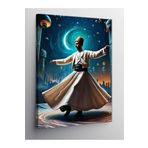 Kanvas Tablo Semazen Ve Yıldızlar
