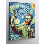 Kanvas Tablo Van Gogh Tarzı Selfie, 100 x 140