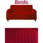 Kanway Bürümcük 3 Kişilik Koltuk Örtüsü Boydan Eteksiz Streç Esnek Lastikli Çekyat Kanepe Kılıfı - 180 x 230 cm - Bordo
